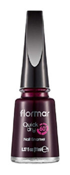 Flormar Quick Dry Nail Enamel 21 Bordo Parlak Oje