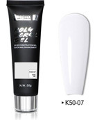 Beautilux Akrilik K-50-07 Beyaz Işıltılı Kalıcı Simli Oje