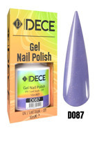 Dece D087 Mavi Sedefli Kalıcı Simli Oje