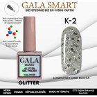 Gala Smart Glitter K02 Gri Işıltılı Kalıcı Simli Oje