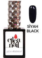 Ellea Nail Salon Boy Siyah Neon Kalıcı Oje