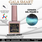 Gala Smart Cosmos Kedigözü M2 Mavi Işıltılı Kalıcı Simli Oje