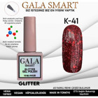 Gala Smart Glitter K41 Pembe Işıltılı Kalıcı Simli Oje