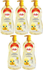 Dalin Klasik Göz Yakmayan Hipoalerjenik Yenidoğan Hassas Ciltler İçin Bebek Şampuanı 5x900 ml