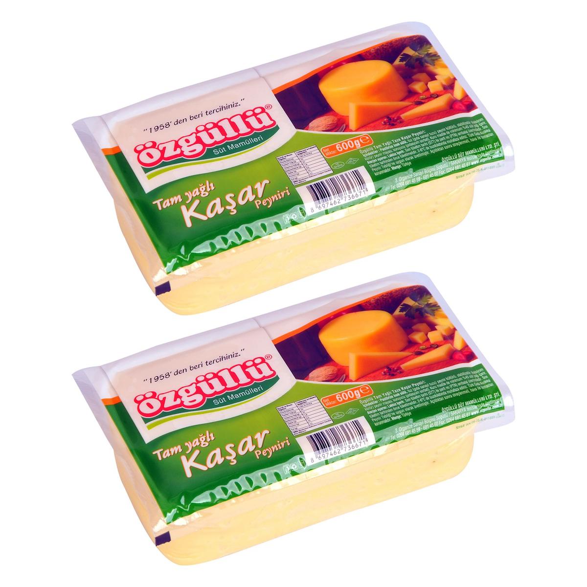Özgüllü Kaşar İnek Peynir 2x600 gr