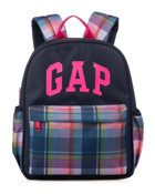 Gap Kids Çizgili Su Geçirmez 2 Gözlü Çok Renkli İlkokul Kız Sırt Çantası