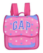 Gap Kids Puantiye Su Geçirmez Tek Gözlü Pembe Anaokulu Kız Sırt Çantası