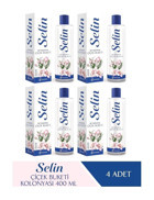 Selin Çiçeksi Kolonya 4x400 ml