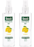 Emek Gliserinli Limon Sprey Kolonya 2x200 ml