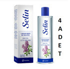 Selin Leylak Cam Şişe Kolonya 4x180 ml