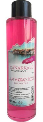Çanakkale Kolonyaları Kiraz Çiçeği Cam Şişe Kolonya 450 ml