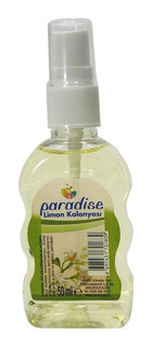 Paradise 80 Derece Limon Sprey Kolonya 5x50 ml