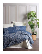 Cotton Box Dual Pamuk-Ranforce 160x220 cm Çarşaflı Çiçek Tek Kişilik Nevresim Takımı Bej