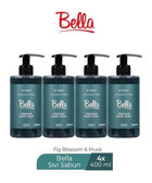 Bella İncir Çiçeği-Misk Sıvı Sabun 4'lü 1.6 lt