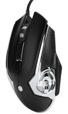 Sxhlseller SN7032 7 RGB Sessiz Makrolu Kablolu Siyah Optik Mouse