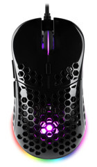 Gamepower Glossy RGB Makrolu Kablolu Siyah Optik Gaming Mouse
