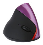 Ciciglow Ergonomik Dikey Makrolu Kablolu Mor Optik Mouse