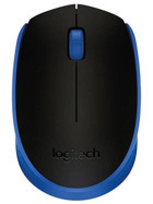 Logitech Kablosuz Siyah-Mavi Optik Mouse