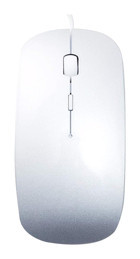 Fiauli Sessiz Ergonomik Kablolu Beyaz Optik Mouse