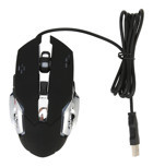 Ciciglow RGB Ergonomik Makrolu Kablolu Siyah Optik Gaming Mouse