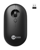 Lecoo WS212 Sessiz Kablosuz Siyah Optik Mouse