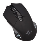 Mistaha MO103 Ergonomik Makrolu Kablosuz Siyah Optik Mouse