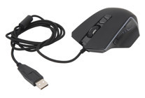 Elprico RGB Ergonomik Makrolu Kablolu Siyah Optik Mouse