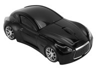 Ccylez Q13 Spor Araba Görünümlü Ergonomik Kablosuz Siyah Optik Mouse
