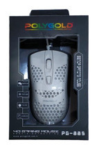 Polygold PG-885 RGB Makrolu Kablolu Beyaz Optik Gaming Mouse