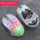Huahai X801 RGB Kablolu Beyaz Optik Gaming Mouse