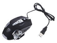 Osaladı Programlanabilir RGB Ergonomik Makrolu Kablolu Siyah Optik Gaming Mouse