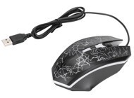 Sxhlseller RGB Makrolu Kablolu Desenli Siyah Optik Gaming Mouse