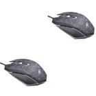 Partykindom RGB Sessiz Ergonomik Makrolu Kablolu Gri Optik Gaming Mouse