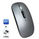 Tignapoo Ergonomik Kablosuz Metalik Gri Optik Mouse