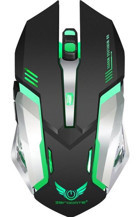Jingyi RGB Ergonomik Kablosuz Siyah Optik Gaming Mouse