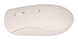 Kimiss Sessiz Ergonomik Kablosuz Beyaz Optik Mouse