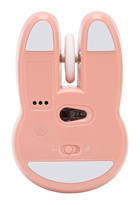Shanrya Tablet Uyumlu Sessiz Kablosuz Pembe Optik Mouse