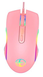 Gadpiparty RGB Kablolu Pembe Optik Gaming Mouse