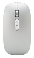 Lazmin112 Sessiz Kablosuz Gri Optik Mouse