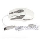 Aeun Makrolu Kablolu Beyaz Optik Gaming Mouse