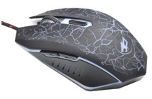Gatuida RGB Ergonomik Makrolu Kablolu Desenli Siyah Optik Gaming Mouse