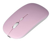 Broleo Sessiz Ergonomik Kablosuz Pembe Optik Mouse