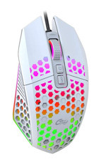 Mistaha X801 RGB Makrolu Kablolu Beyaz Optik Gaming Mouse