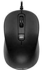 Asus MU101C Sessiz Kablolu Siyah Optik Mouse