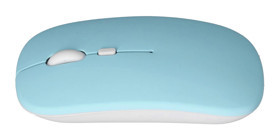 Broleo Sessiz Ergonomik Kablosuz Yeşil Optik Mouse