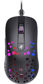 Hxsj A904 RGB Makrolu Kablolu Siyah Optik Gaming Mouse