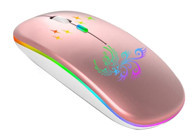 Pepisky RGB Ergonomik Kablosuz Rose Optik Mouse