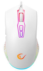 Rampage 7D RGB Ergonomik Makrolu Kablolu Beyaz Optik Gaming Mouse