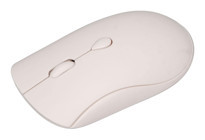Lazmin112 Sessiz Ergonomik Kablosuz Beyaz Optik Mouse