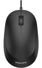 Philips SPK7207B Sessiz Ergonomik Kablolu Siyah Optik Mouse
